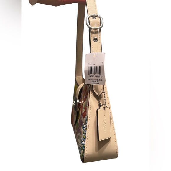 Coach Eliza Floral Shoulder Purse NWT - Picture 3 of 6